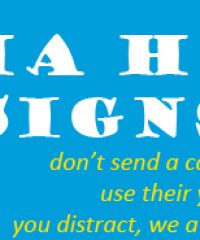 HAHA Signs